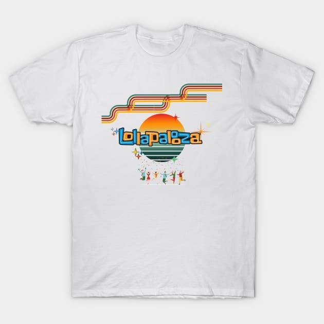 Lollapalooza Music Festival T-Shirt by smkworld